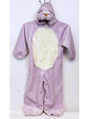 Chosun Lavender Cat Costume Full Jumpsuit Hood sz 3-5 Med 1pc Purple Soft Warm